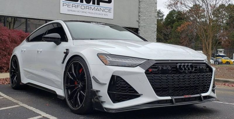 画像1: ドライカーボン◆AUDI/アウディC8 RS7用 アブトタイプ カーボンカナードセット/整流効果/エアロ/F2/2020〜/RS7R/DRYCARBON/ABT (1)