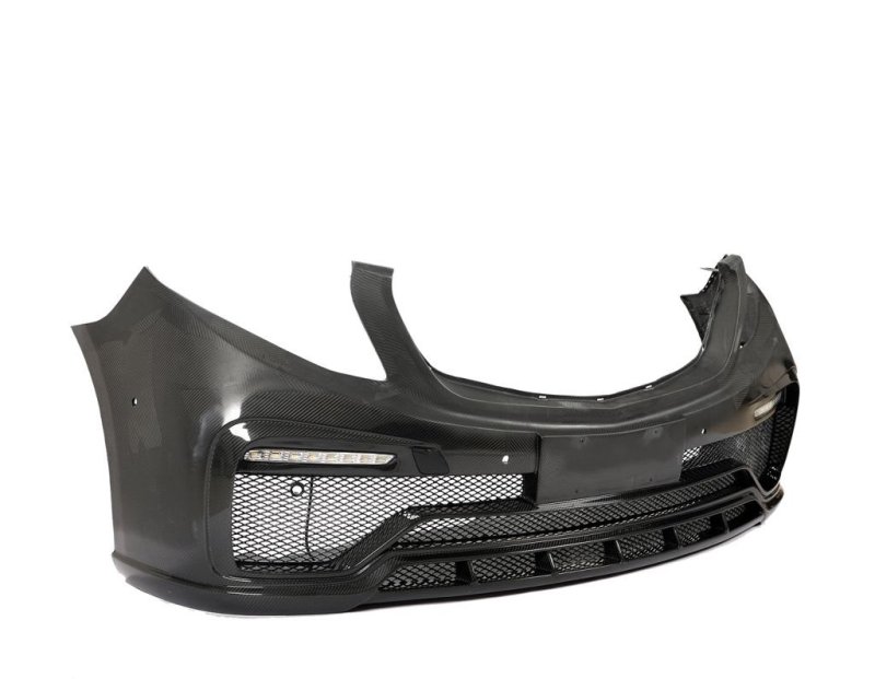 画像1: ドライカーボン◆メルセデス・ベンツ W447 Vクラス 15〜19年モデル用 TPCタイプカーボンフロントバンパー/DRYCARBON/人気商品/V220d/TOPCAR (1)