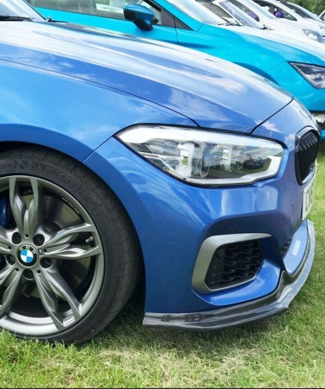 画像1: ◆BMW F20 1シリMスポ 後期LCI用 ARKYMタイプカーボンリップスポイラー/フロントリップ/バンパーリップ/アンダーリップ/116/120/130/135 (1)