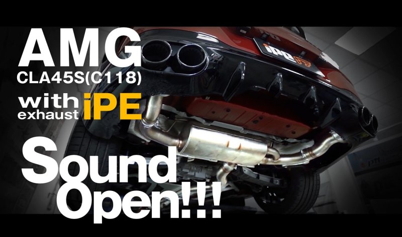 画像1: ◆iPE イノテック ベンツ W118 C118 CLA45/45S 2019年〜用 可変バルブ付ステンレス製マフラーセット/オプション有り/BENZ/INNOTECH/純正バルブスイッチ操作 (1)