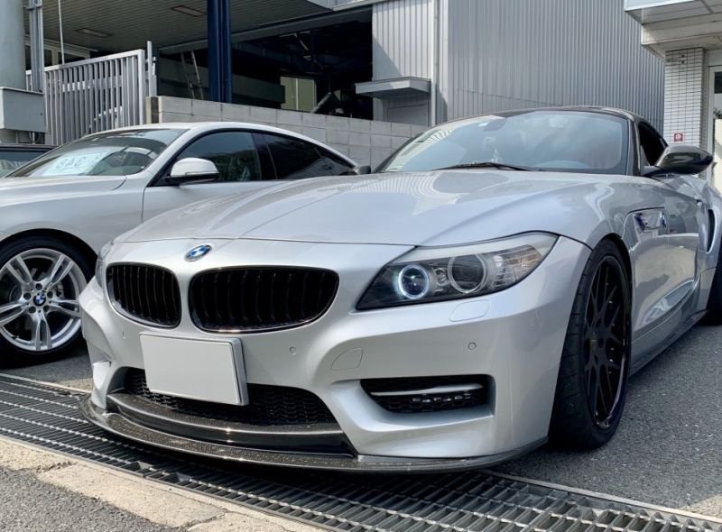 画像1: ◆BMW E89 Z4 09-13 Mスポ用綾織カーボン製 3dタイプフロントスポイラー/カーボンリップ/アンダーリップ/カーボンエアロ/カーボンウイング/3DD (1)