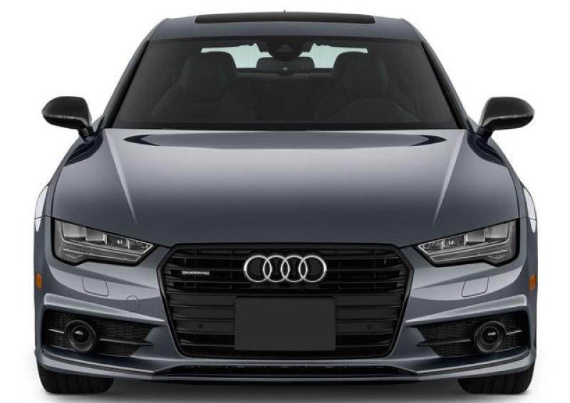 画像1: ◆アウディ C7 4G A7/S7 後期用 スポーツタイプ艶黒ブラックセンタアーグリル/AUDI/ラジエターグリル/ブラックグリル/グロスブラック/人気商品/SLINE (1)