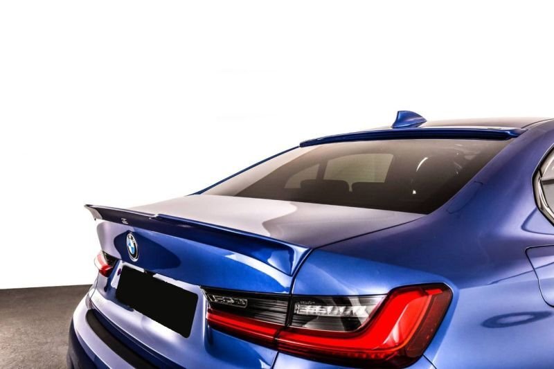 画像1: CCR◆BMW G20 3シリーズ 2019〜用 ACSタイプ カーボン調 /艶黒リアトランクスポイラー /リアウイング/リアスポ/ピアノブラック/エアロ/シュニ/ 320 330 340 335 318 (1)