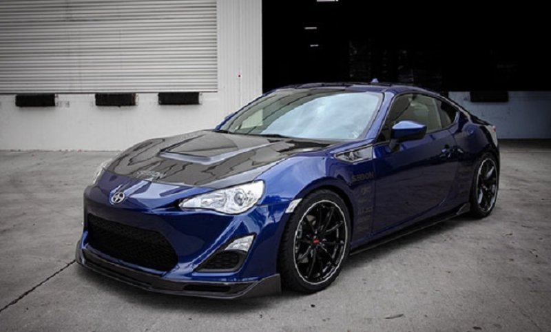 画像1: ◆トヨタ 86 / スバル BRZ 用本物カーボンボンネット /カーボンエンジンフード/ ダクト付/エアロダイナミックス (1)