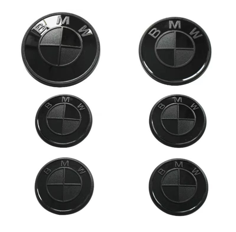 画像3: ブラックシャドー◆BMW 汎用艶消しブラック私用前後バッチセット/エンブレム/G20/G30/G16/G14/G22/G31/320/340/318/520/523/550/M5/M3/M4/840/850/420/440/X3/X4/X5 (3)