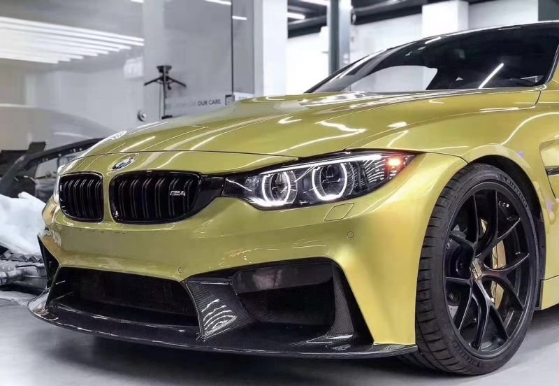 画像1: 人気◆BMW F82M4 / F80M3 用3DDタイプハーフカーボンフロントバンパー、リアバンパー◆カーボンリップ/リアスポイラー/整流効果/デザイン/ディフューザー (1)