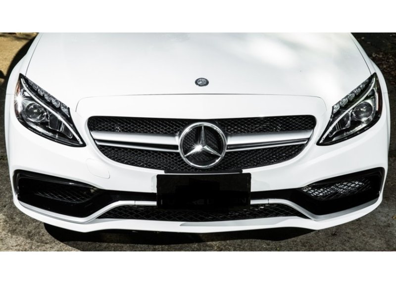 画像1: ◆ベンツ W205 Cクラスセダン、ワゴン用 C63AMGルック フルエアロセット/純正同様PPウレタン素材/C180/C200/C250/C300/C43/C450/サイドステップ/バンパー/ディフューザー (1)