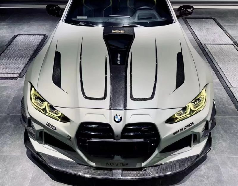 画像1: By Humans X iMP◆BMW G80M3 G82M4 G83M4 天窓 カーボンボンネット/カーボンフード/2種類あり/綾織カーボン/軽量化/ヒューマンズ/耐高熱強化ガラス (1)