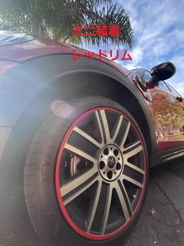 画像9: 高級アルミ◆リム傷もう怖くない 15〜22インチ対応 リムガードW  /ホイールプロテクター/RIM GUARD W/9割以上車種をカバー/BMW/ベンツ/アウディ/ニッサン/トヨタ/フェラーリ/マセラティ/ミニ/ワーゲン/スズキ/三菱/スバル/ホンダ/アルファ/アストン/ランボルギーニ/フィアット (9)