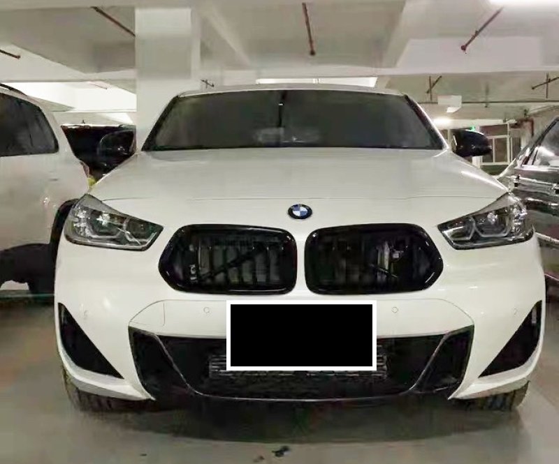画像1: ◆BMW F39 X2 SUV用 艶黒ブラックグリル/グロスブラック/センターグリル/X218/X250/X220/ラジエターグリル/センターグリル (1)