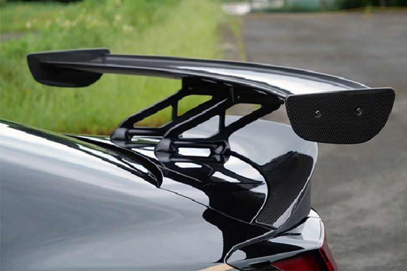画像1: ◆トヨタ/スバル GR86 /BRZ用 HKタイプカーボントランクスポイラー/GT86/STi/リアウイング/リアスポイラー/ダックテール/綾織カーボン (1)