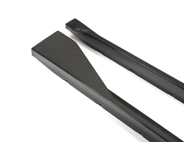 画像9: ◆BMW G82M4 G83M4 PER パフォーマンスタイプ カーボンサイドスカートセット/アンダーリップ/カーボンスポイラー/サイドステップ/空力効果/クロスカーボン (9)