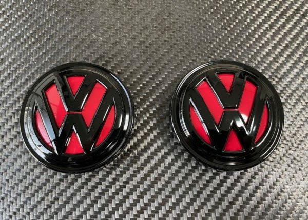 画像7: 新型◆ブラックシャドー◆VW ワーゲン 汎用 艶ありブラック仕様 ホイールキャップ4点セット/エンブレム/艶黒/ポロ/T-CROSS/ゴルフ/T-ROC/ティグアン/シャラン/パサート/アルテオン (7)