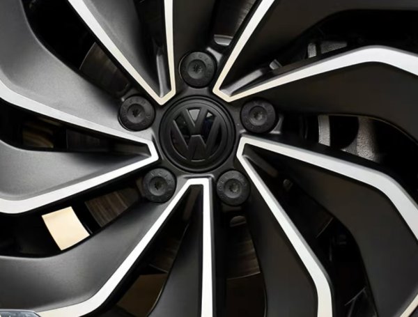 画像2: 新型◆ブラックシャドー◆VW ワーゲン 汎用 艶ありブラック仕様 ホイールキャップ4点セット/エンブレム/艶黒/ポロ/T-CROSS/ゴルフ/T-ROC/ティグアン/シャラン/パサート/アルテオン (2)