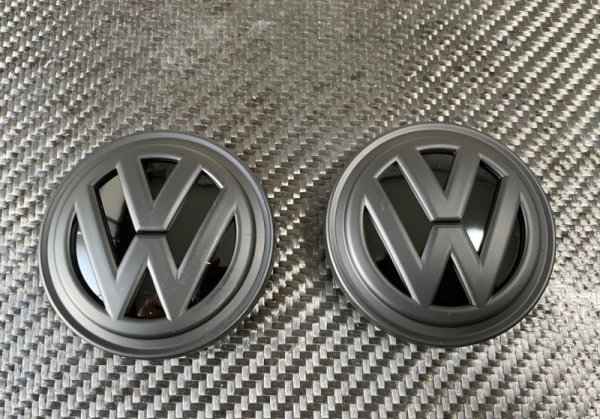 画像6: 新型◆ブラックシャドー◆VW ワーゲン 汎用 艶ありブラック仕様 ホイールキャップ4点セット/エンブレム/艶黒/ポロ/T-CROSS/ゴルフ/T-ROC/ティグアン/シャラン/パサート/アルテオン (6)