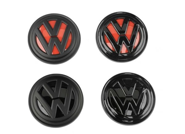 画像9: 新型◆ブラックシャドー◆VW ワーゲン 汎用 艶ありブラック仕様 ホイールキャップ4点セット/エンブレム/艶黒/ポロ/T-CROSS/ゴルフ/T-ROC/ティグアン/シャラン/パサート/アルテオン (9)