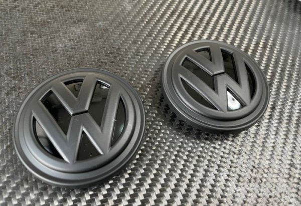 画像5: 新型◆ブラックシャドー◆VW ワーゲン 汎用 艶ありブラック仕様 ホイールキャップ4点セット/エンブレム/艶黒/ポロ/T-CROSS/ゴルフ/T-ROC/ティグアン/シャラン/パサート/アルテオン (5)
