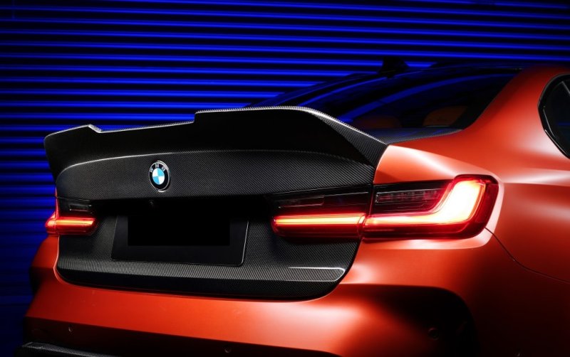 画像1: By Humans◆BMW G82M4 G80M3 一体式ダックテール カーボントランクグリッド/トランクフード/超軽量/DRYCARBON/ライトウェイト/ヒューマン (1)
