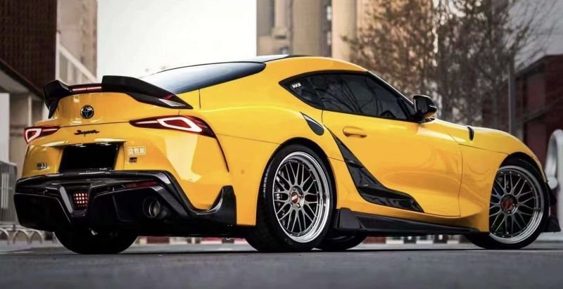 画像1: BKSS◆トヨタ A90/A91 GR Supra 用ブラックシリーズカーボンエアロ /サイドステップ/カーボンディフューザー/フロントリップ/フロントスポイラー/TOYOTA/J29/D8/スープラ/2019〜 (1)