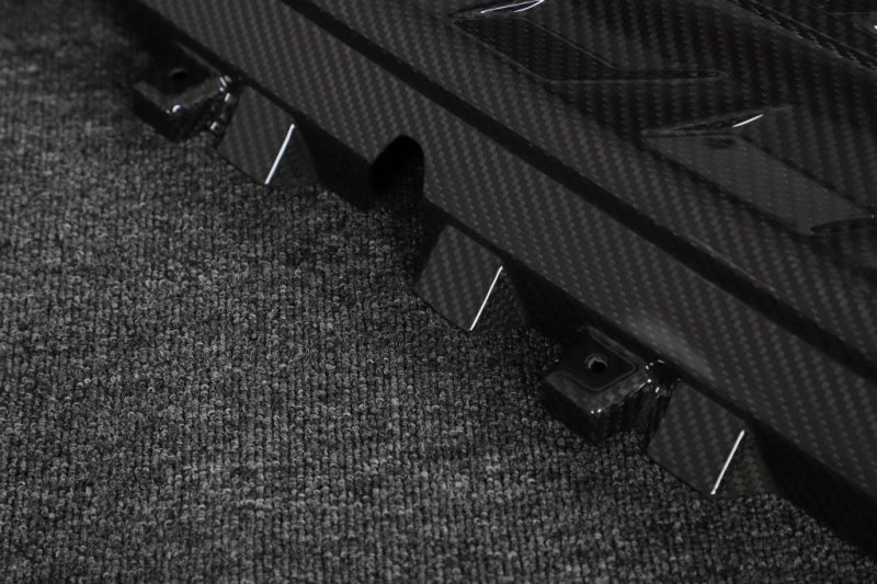 画像11: ドライカーボン◆シボレー C8 コルベット 6Lエンジン用本物カーボンエンジンカバー/CORVETTE/綾織カーボン/DRYCARBON/2021y〜 (11)
