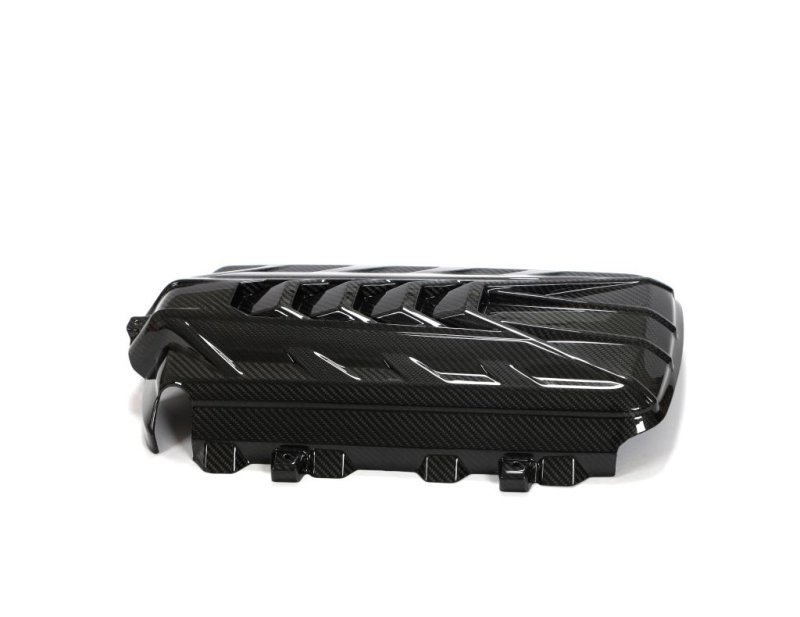 画像2: ドライカーボン◆シボレー C8 コルベット 6Lエンジン用本物カーボンエンジンカバー/CORVETTE/綾織カーボン/DRYCARBON/2021y〜 (2)