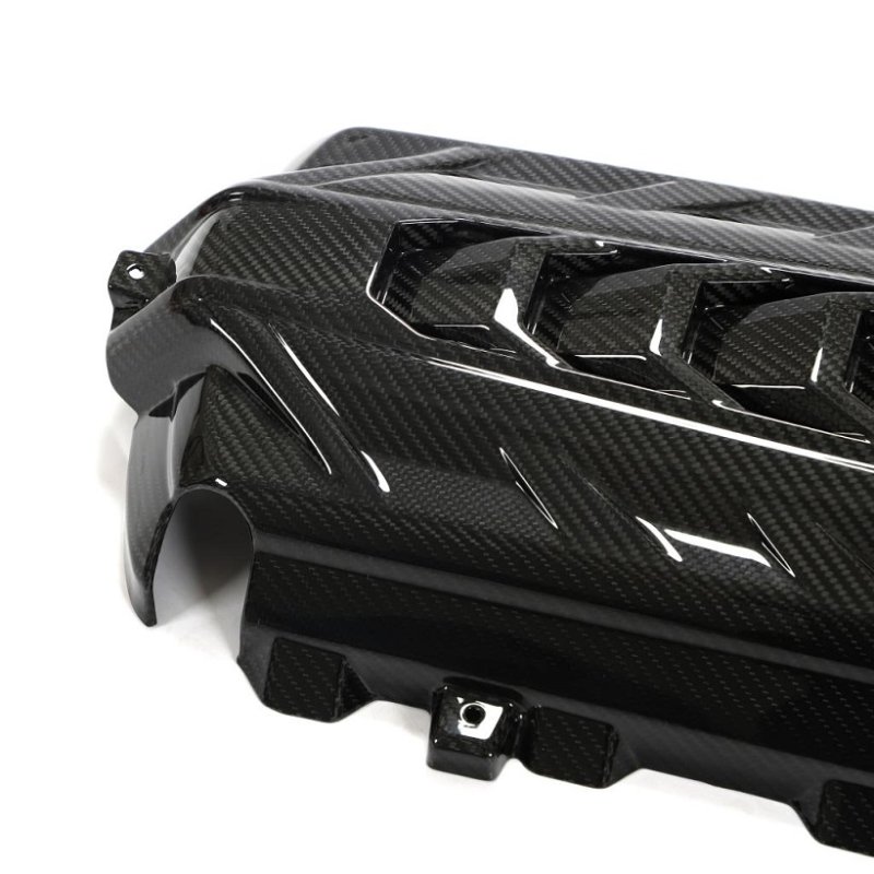 画像4: ドライカーボン◆シボレー C8 コルベット 6Lエンジン用本物カーボンエンジンカバー/CORVETTE/綾織カーボン/DRYCARBON/2021y〜 (4)