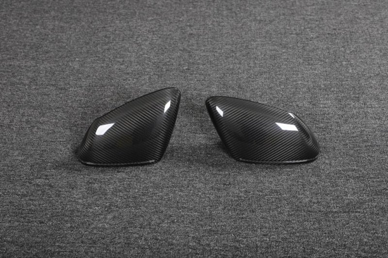 画像3: ドライカーボン◆ポルシェ 992/ 911 タイカン9J1用 カーボンミラーカバーセット LHD/ドアミラーカバー/サイドミラーカバー/交換式/左ハン/PORSCHE/S/ターボ/GTS (3)