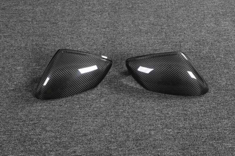画像6: ドライカーボン◆ポルシェ 992/ 911 タイカン9J1用 カーボンミラーカバーセット LHD/ドアミラーカバー/サイドミラーカバー/交換式/左ハン/PORSCHE/S/ターボ/GTS (6)