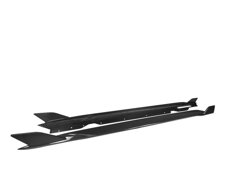 画像1: ドライカーボン◆BMW G22 G23 4シリ カーボンサイドステップセット/420/440/サイドスカート/アンダーリップ/DRYCARBON/ (1)