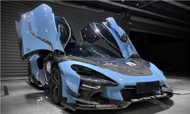 画像1: 受注生産品◆マクラーレン 720S 用 セナGTR コンバートキット/フロントバンパー/セナエアロ/フォージドカーボン変更可能/Mclaren/カーボンスプリッター (1)
