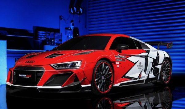 画像4: iMP PERFORMANCE◆アウディ 2016-2022年 R8用 DTMサーキットバージョンカーボンエアロキット◆/ボンネット/フロントリップ/サイドステップ/ディフューザー/ワイドフェンダー/AUDI R8/正規モデル (4)