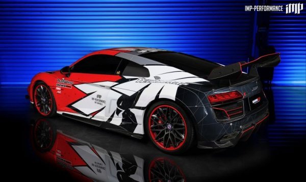 画像5: iMP PERFORMANCE◆アウディ 2016-2022年 R8用 DTMサーキットバージョンカーボンエアロキット◆/ボンネット/フロントリップ/サイドステップ/ディフューザー/ワイドフェンダー/AUDI R8/正規モデル (5)