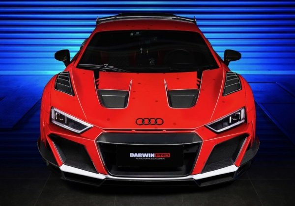 画像3: iMP PERFORMANCE◆アウディ 2016-2022年 R8用 DTMサーキットバージョンカーボンエアロキット◆/ボンネット/フロントリップ/サイドステップ/ディフューザー/ワイドフェンダー/AUDI R8/正規モデル (3)