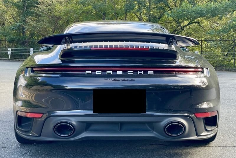 画像1: ポルシェ◆New 992用 911 Turbo ターボ リアエンブレム/グロスブラック/マットブラック//サテンクローム/970/971/718/987/GT4/交換簡単/現行タイプ/PORSCHE/ターボエス (1)