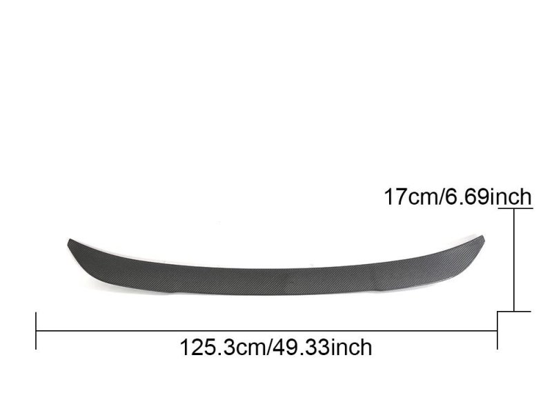 画像9: CCR◆BMW G02 X4 /F98 X4M 用  カーボントランクスポイラー/3DDタイプ/リアスポイラー/X4M/コンペティション/カーボンエアロ/3D/シュニ/VRS/HAMAN (9)