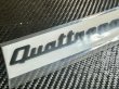 画像2: マセラティ◆Maserati Quattroporte GTS リアトランク用エンブレム/艶ありブラック/マットブラック/クローム/ゴールド/レッド/クアトロポルテ/グランスポーツ/並行輸入品/交換簡単 (2)