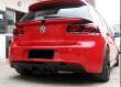 画像1: ◆フォルクスワーゲン/ VW ゴルフ6 GTi 用カーボンリアミドルウイング/センタースポイラー/ハッチスポイラー/GOLF6/カーボンエアロ/MK6/R20 (1)