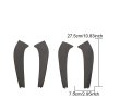 画像7: ◆ベンツ C190 GT R 2016y-22y 用フロントバンパーダクトフィンガーニッシュ4点セット/エアヴェントカバー/カーボンエアロ/スプリッター/メルセデス/GTR/ (7)