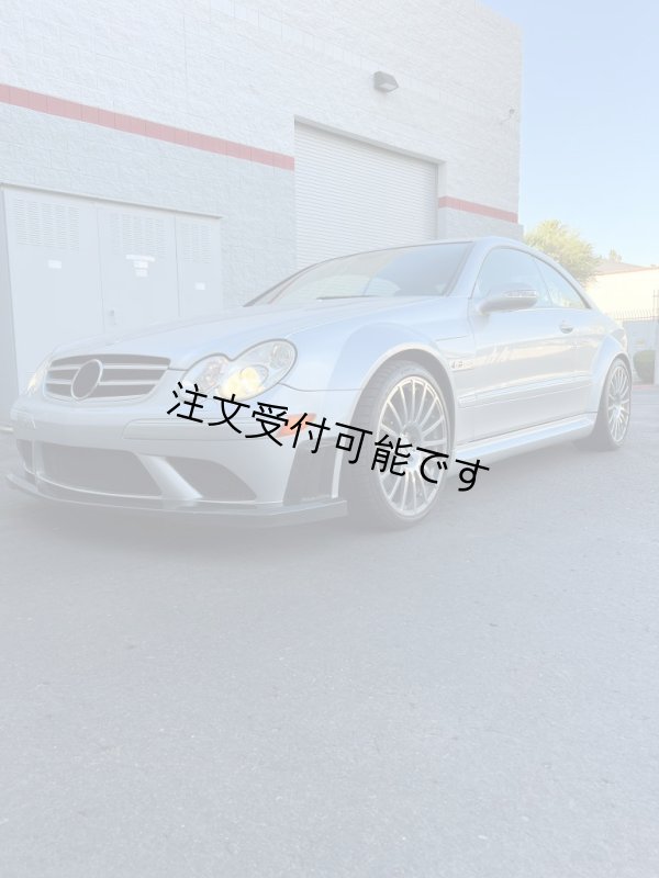画像1: 特注◆ベンツ W209 CLK63 ブラックシリーズ用ドライカーボン フロントスポイラー/フロントリップ/アンダーリップ/カーボンエアロ/BENZ/AMG (1)
