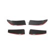 画像4: GT4仕様◆BMW G80M3 G81M3 G82M4 G83M4用 カーボンカナード4点セット Fバンパー用/スプリッタ/カーボンスポイラー/ディフューザー/クロスカーボン/ダウンフォース (4)