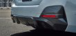 画像9: ◆BMW G26 i4 Mスポ/M50i用カーボンディフューザーパネル/リアエアロ/ディフェーザー/綾織/グランクーペ/CROSSCARBON (9)