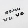 画像17: ◆ゲレンデ Gクラス関連エンブレム各種◆ブラックエンブレム◆G300 G350 G400 G450 G500 G550G63 G65 AMG V8 V12 ビターボ AMG◆リアエンブレム クロームメッキ (17)