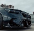 画像10: DRYCARBON◆BMW G90 & G99M5 パフォーマンス仕様フロントカーボンスプリッターセット◆エアロ/プリプレグカーボンファイバー (10)
