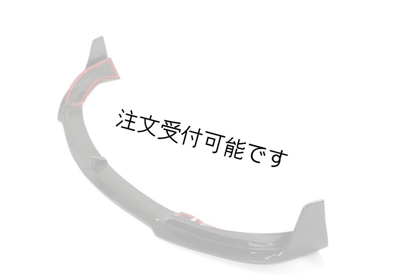 画像1: ◆テスラ モデルY用 2019年〜24年 VRS仕様カーボンフロントスポイラー/カーボンリップ/アンダーリップ/TESLA/MODELY/綾織/PERFORMANCE (1)