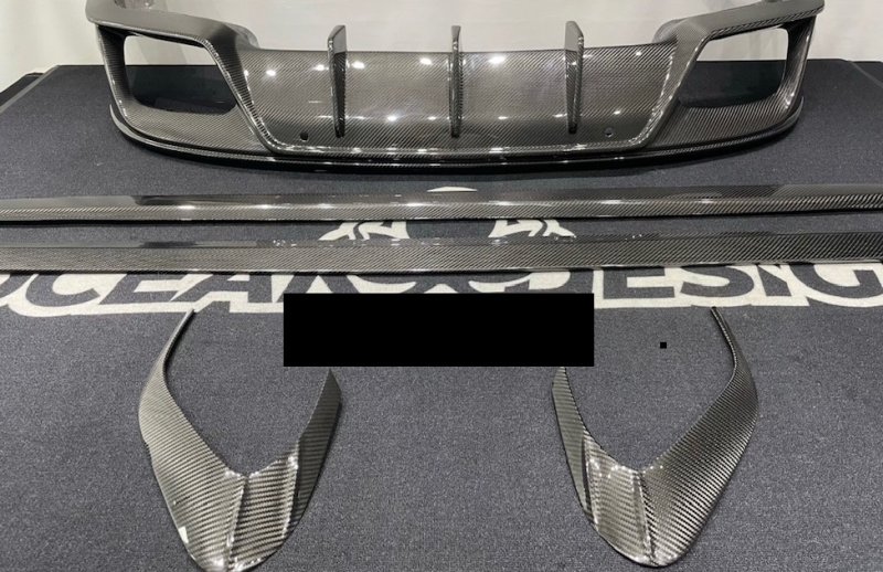 画像8: DRYCARBON◆ポルシェ 976 パナメーラ カーボンエアロキット◆リップ/サイドステップ/ディフューザー/ライトアウター/オーシャンデザイン/PORSCHE/PANAMERA/S/4S/TURBO/ (8)