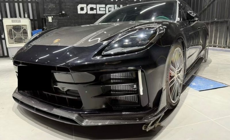 画像1: DRYCARBON◆ポルシェ 976 パナメーラ カーボンエアロキット◆リップ/サイドステップ/ディフューザー/ライトアウター/オーシャンデザイン/PORSCHE/PANAMERA/S/4S/TURBO/ (1)