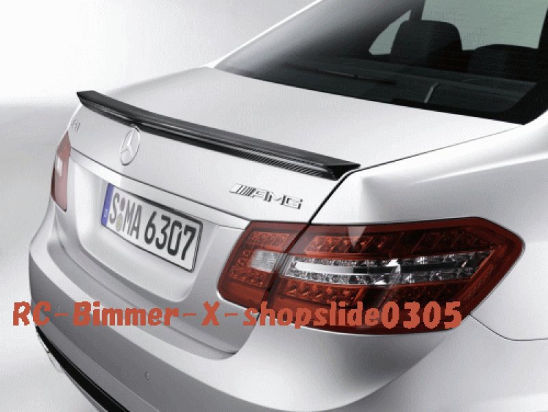 画像1: ◆メルセデス・ベンツ W212 Eクラスセダン用 AMGタイプカーボントランクスポイラー/リアウイング/リアスポイラー/E220/E250/E300/E63/綾織カーボン (1)
