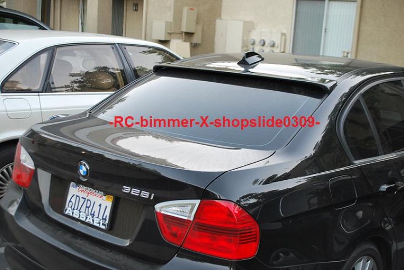 画像1: BMW E90用新型リアルーフカーボンスポイラー (1)
