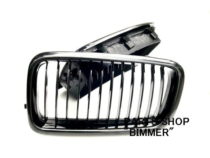 画像1: BMW E38 7シリーズ専用ブラックグリルセット (1)