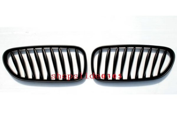 画像1: BMW E85 Z4 Zクーペ用ブラックキドニーグリル (1)